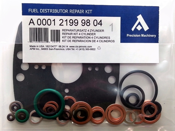 Repair kit for a four 
cylinder alloy Bosch K-Jetronic Fuel Distributor