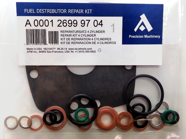 Repair kit for a four 
cylinder alloy Bosch KE Jetronic Fuel Distributor