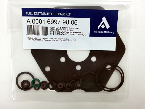 Repair kit for a six cylinder alloy Bosch K-Jetronic Fuel Distributor
