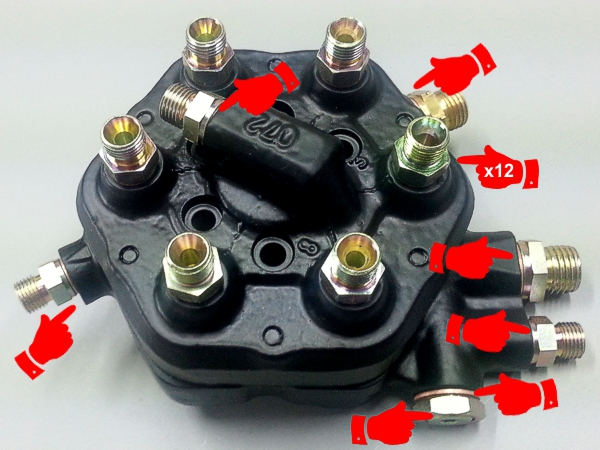 Details about   0438100032 Rebuild Kit for Bosch Fuel Distributor Saab 99/900 BI 20 Kat Repair 